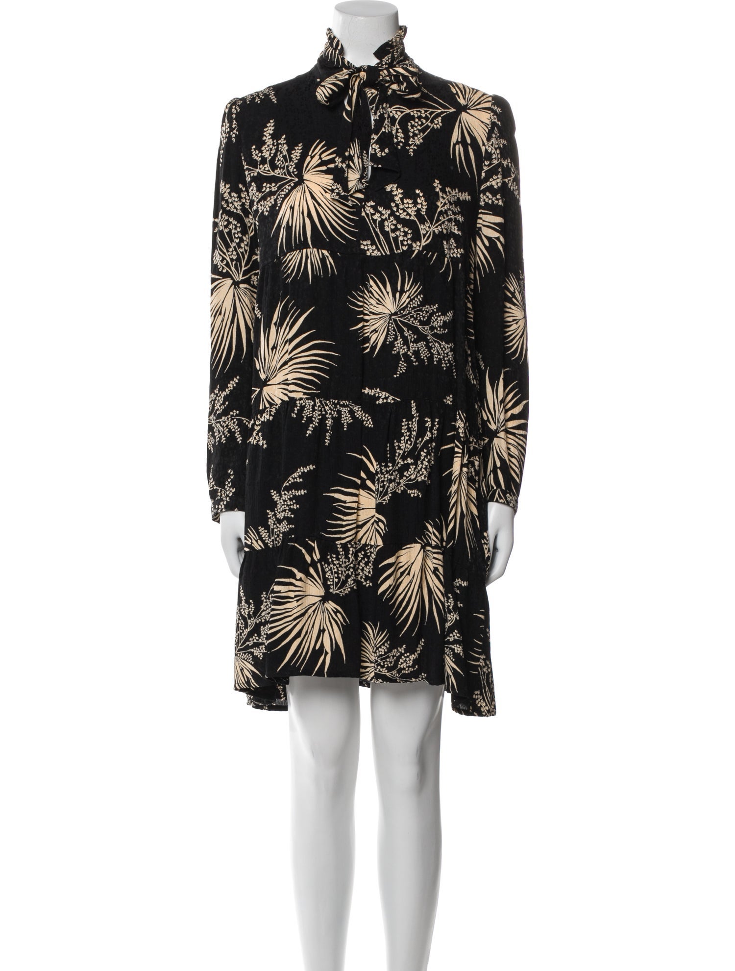 BA&SH Floral Print Mini Dress