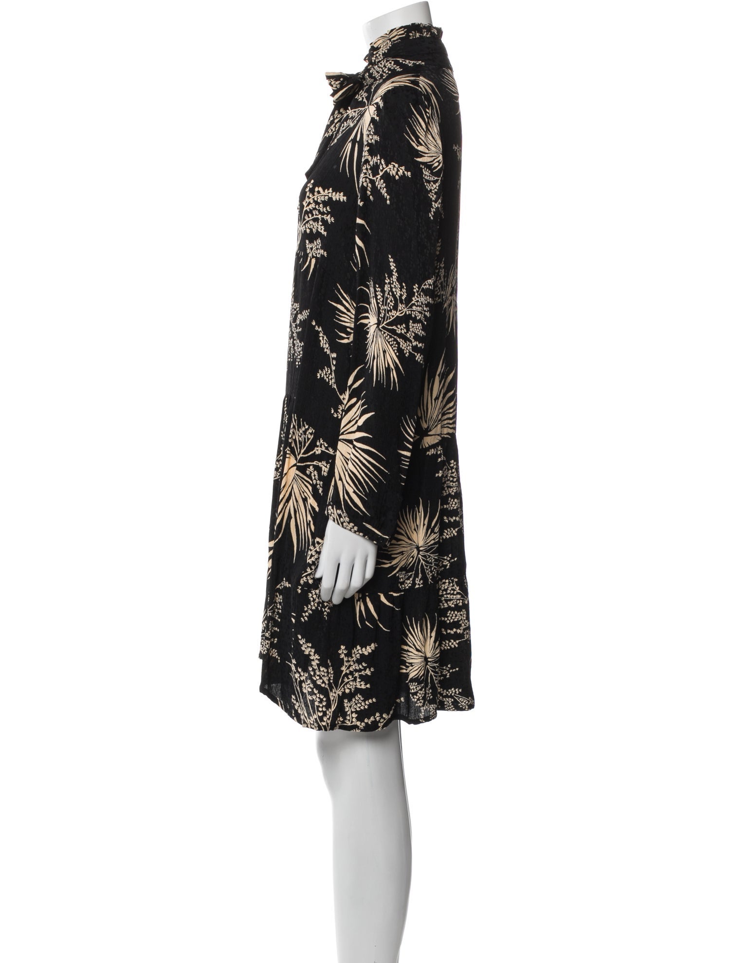 BA&SH Floral Print Mini Dress