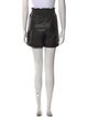 BA&SH Lamb Leather Mini Shorts