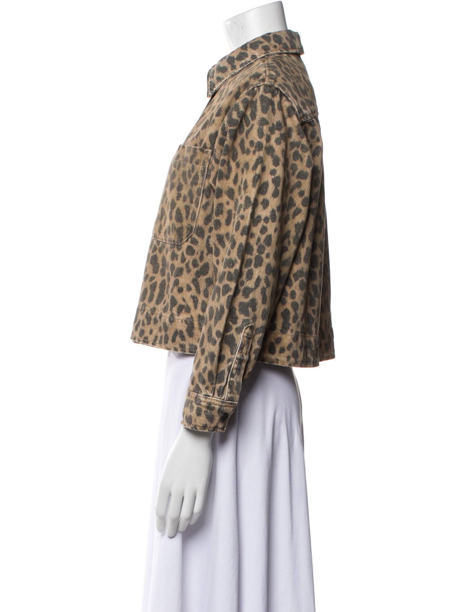 BA&SH Animal Print Jacket w/ Tags