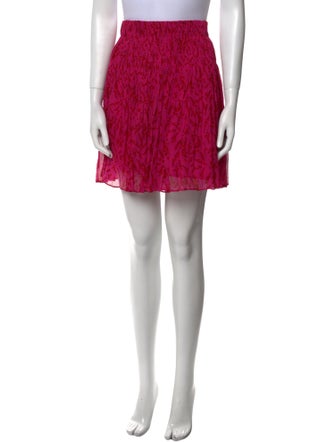 BA&SH Floral Print Mini Skirt