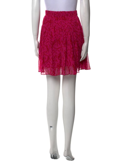 BA&SH Floral Print Mini Skirt