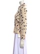 BA&SH Polka Dot Print Long Sleeve Button-Up Top