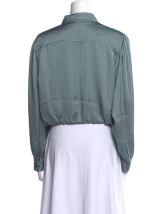 BA&SH Long Sleeve Button-Up Top