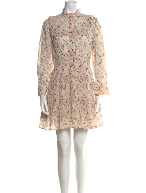BA&SH Floral Print Mini Dress