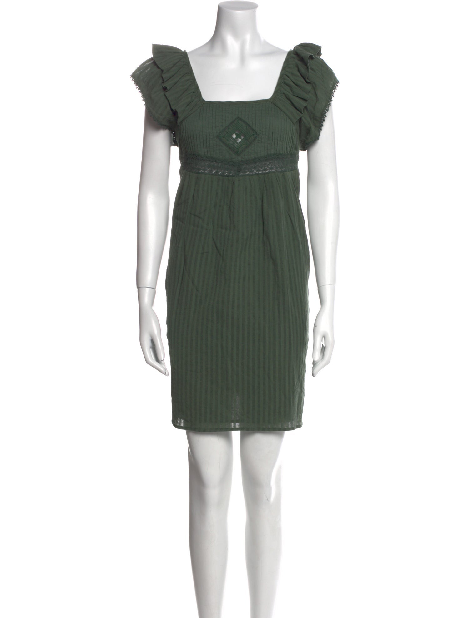 BA&SH Square Neckline Mini Dress