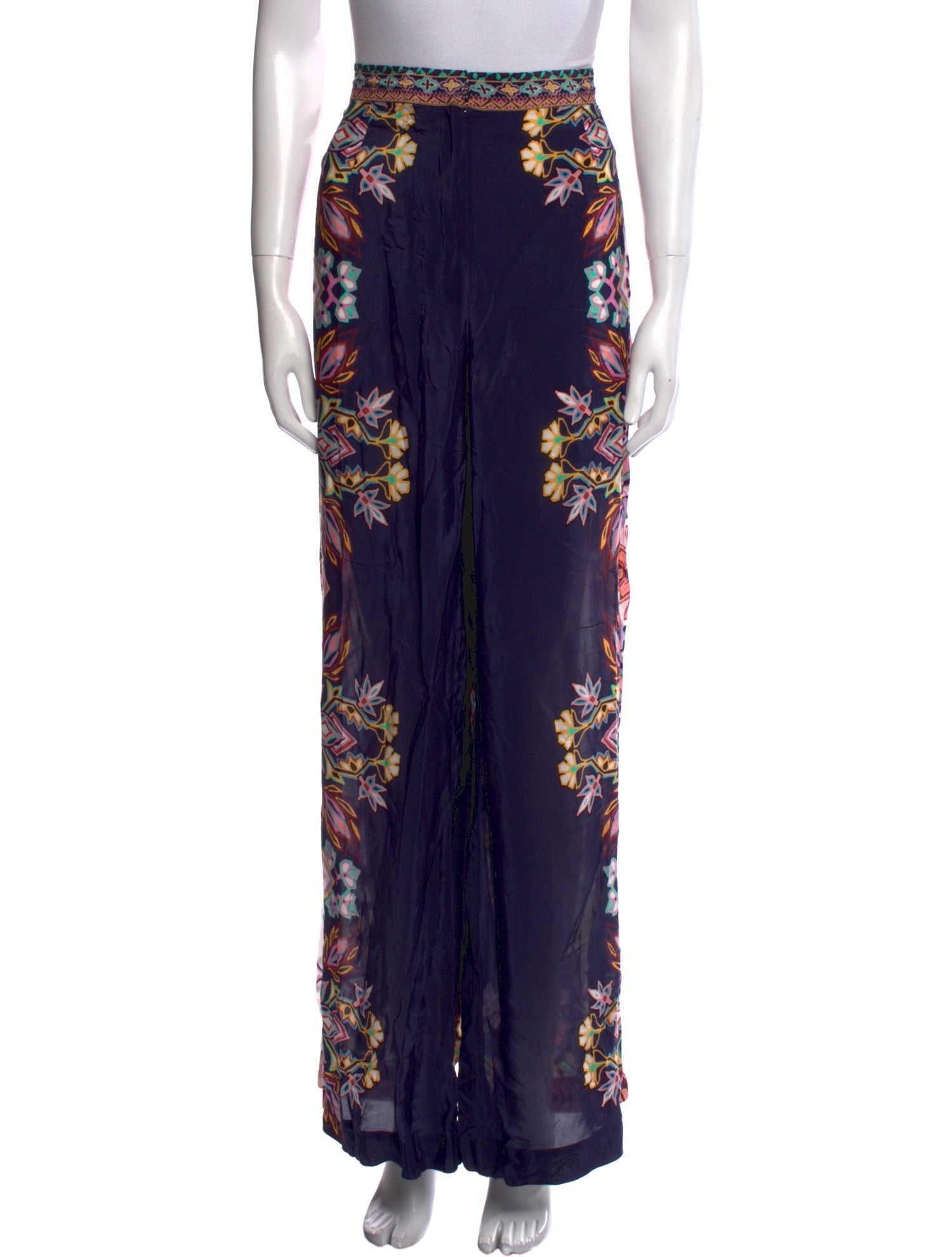 BA&SH Floral Print Wide Leg Pants w/ Tags