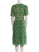 BA&SH Printed Midi Length Dress