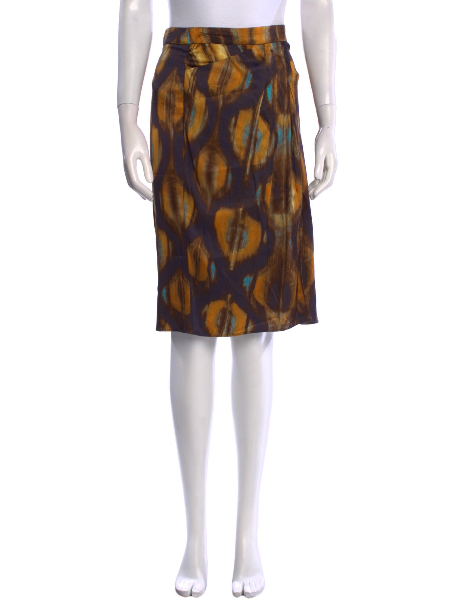 BA&SH Silk Knee-Length Skirt