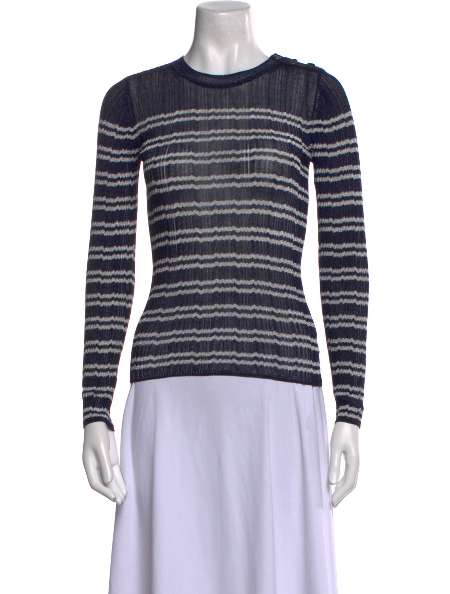 BA&SH Striped Scoop Neck Sweater w/ Tags