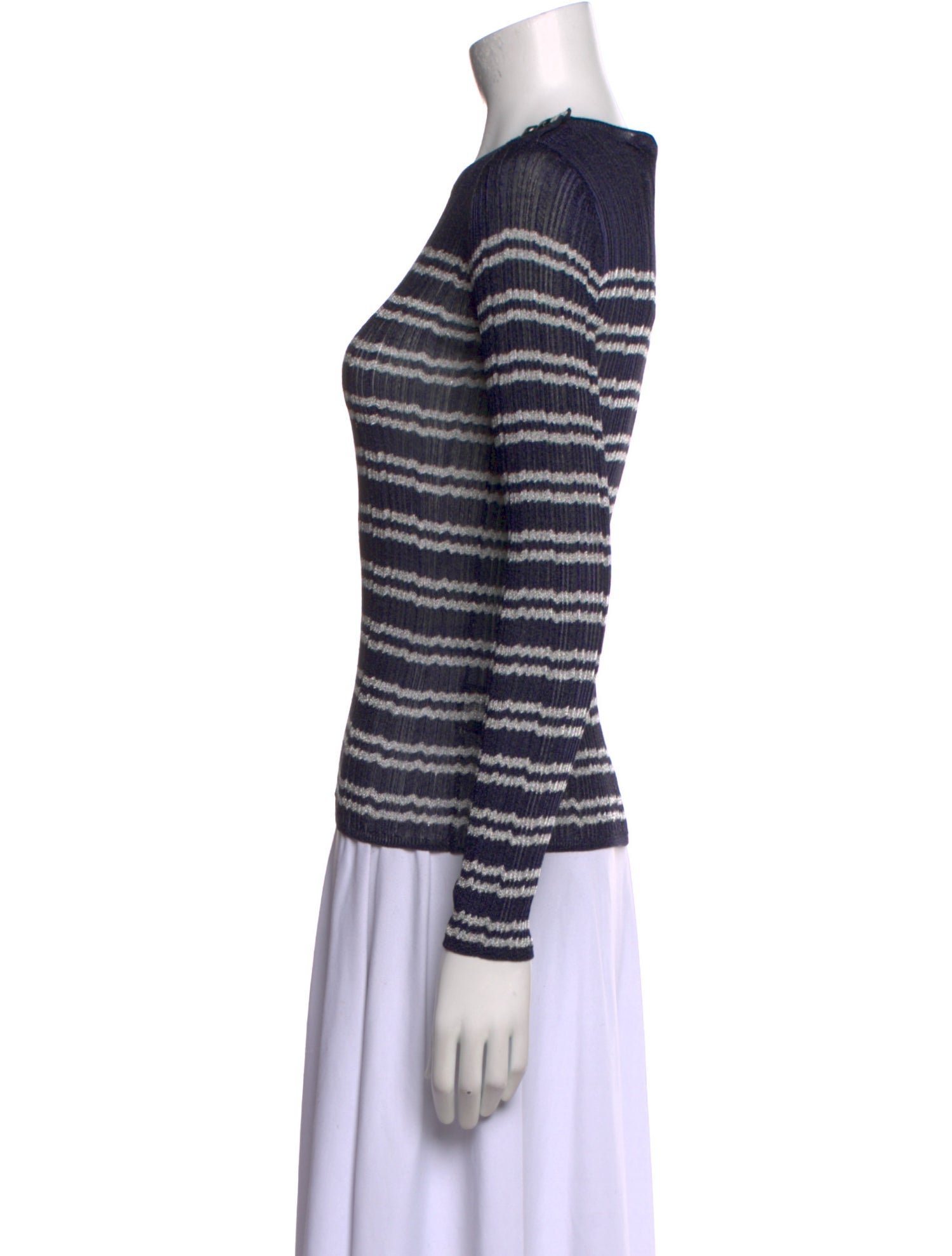 BA&SH Striped Scoop Neck Sweater w/ Tags