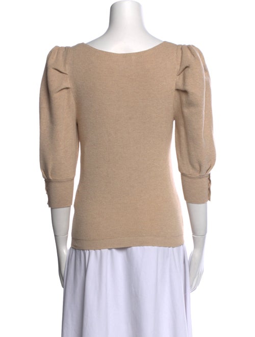 BA&SH V-Neck Three-Quarter Sleeve Top