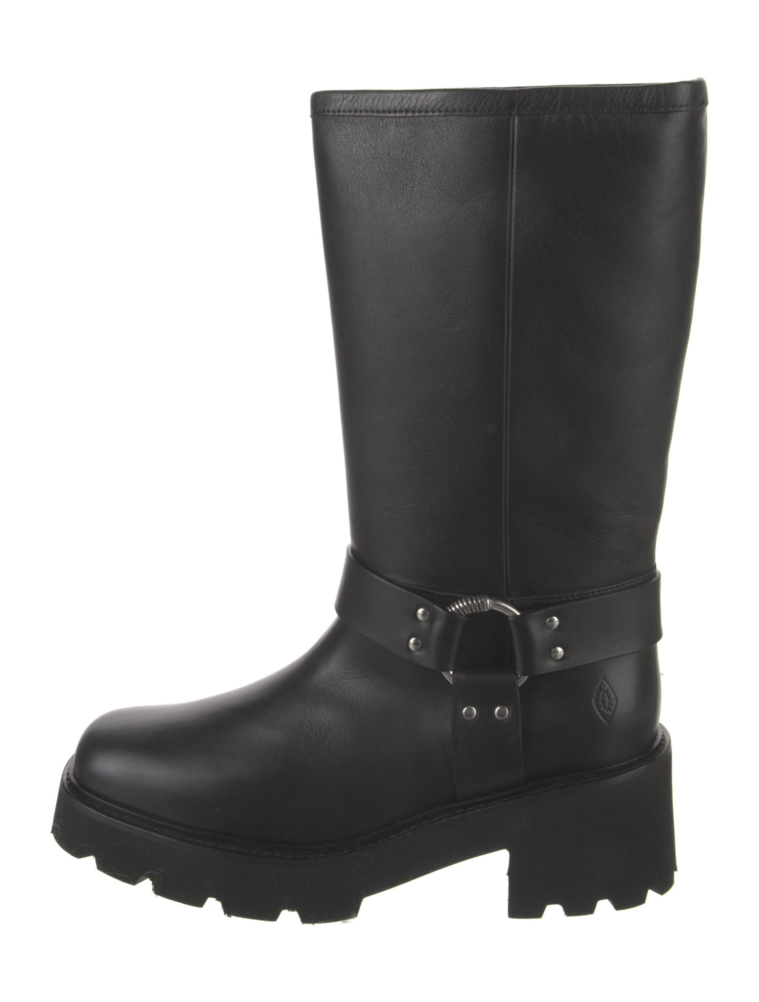 BA&SH Leather Moto Boots