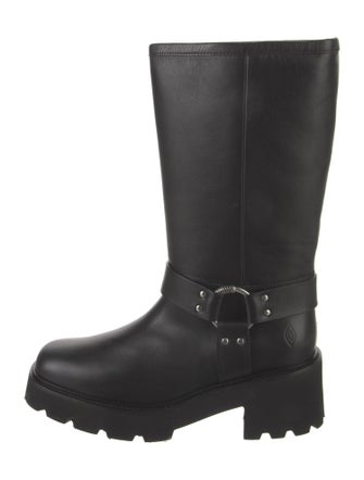 BA&SH Leather Moto Boots
