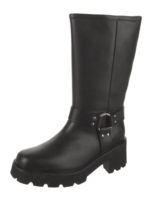 BA&SH Leather Moto Boots