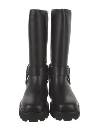 BA&SH Leather Moto Boots