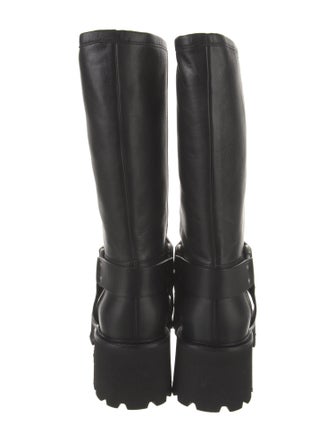 BA&SH Leather Moto Boots