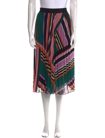 BA&SH Striped Midi Length Skirt