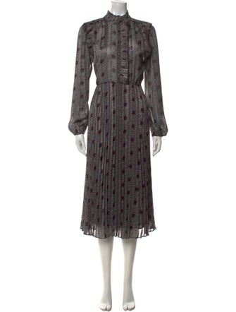 BA&SH Printed Long Dress