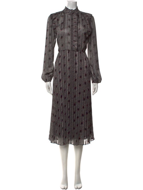 BA&SH Printed Long Dress