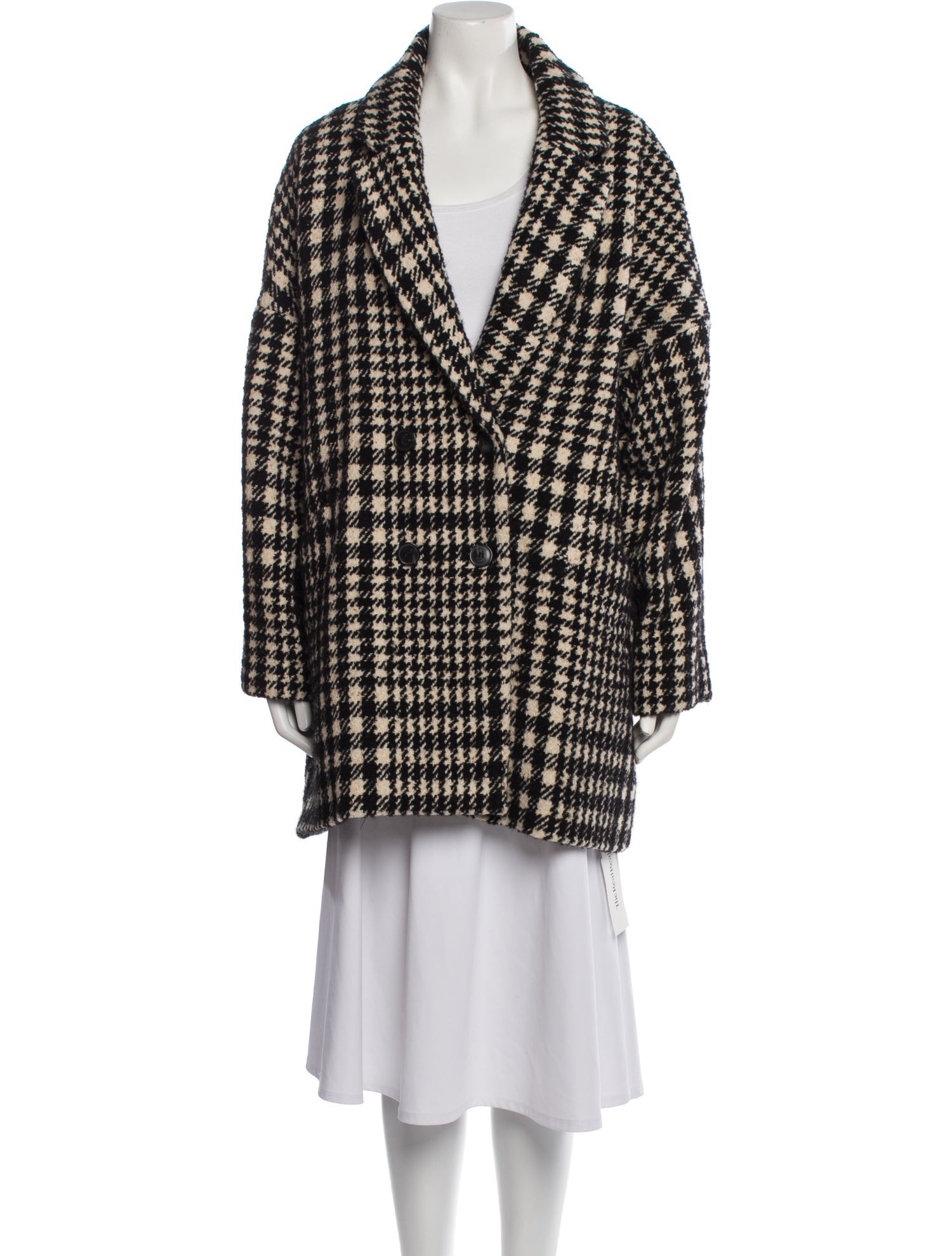 BA&SH Houndstooth Print Blazer
