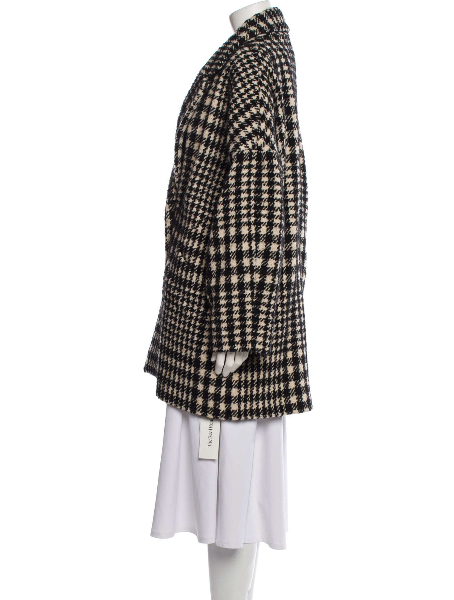 BA&SH Houndstooth Print Blazer