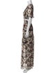 BA&SH Floral Print Long Dress