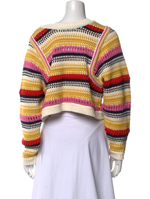 BA&SH Printed V-Neck Sweater