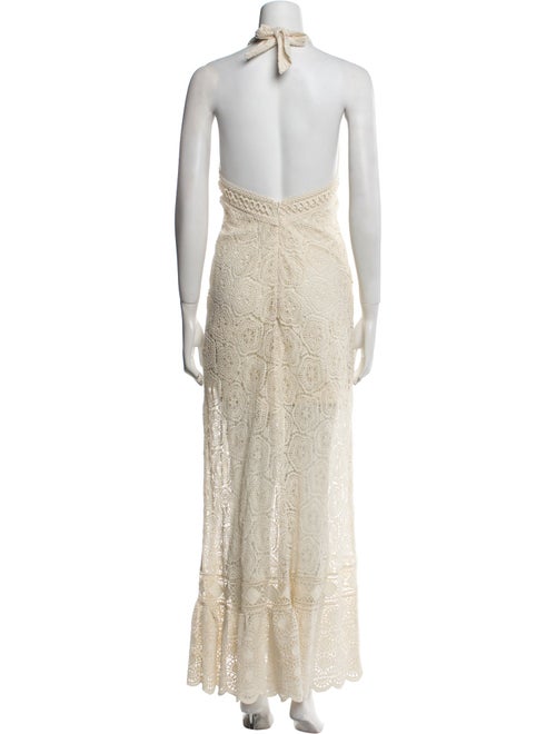 BA&SH Halterneck Long Dress
