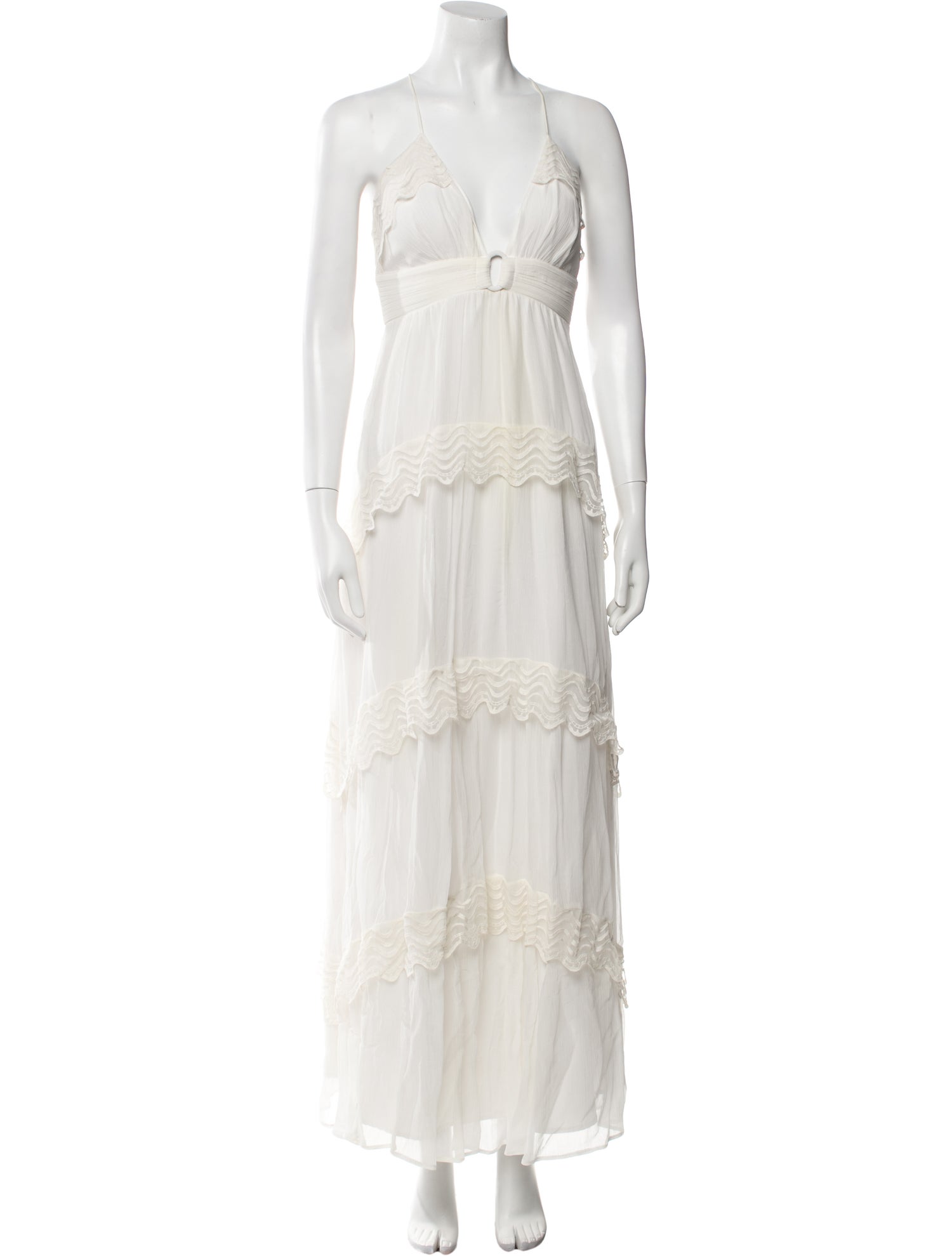 BA&SH V-Neck Long Dress