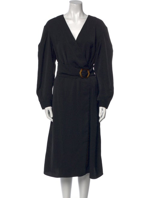 BA&SH V-Neck Midi Length Dress