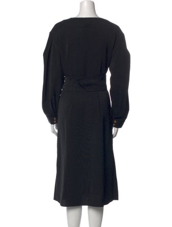 BA&SH V-Neck Midi Length Dress