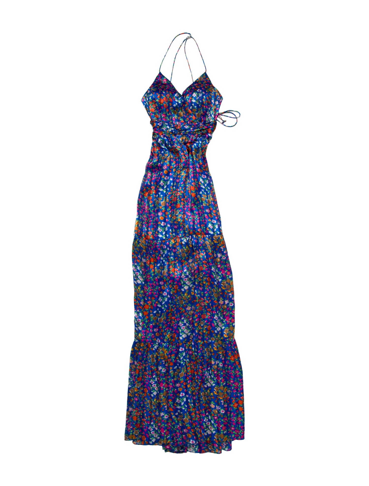 BA&SH Floral Print Long Dress