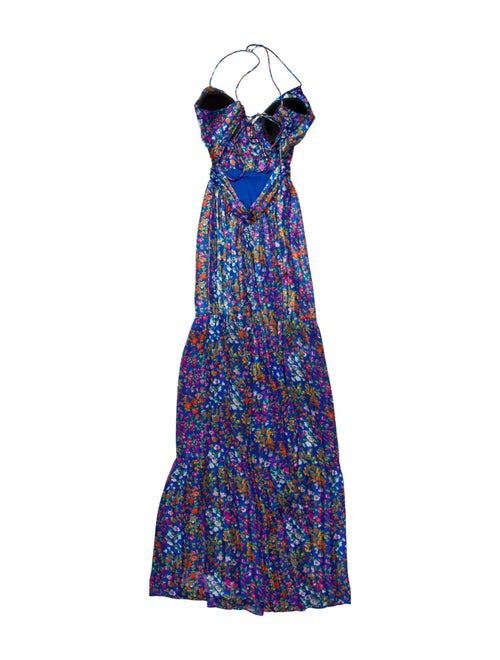 BA&SH Floral Print Long Dress