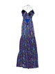 BA&SH Floral Print Long Dress