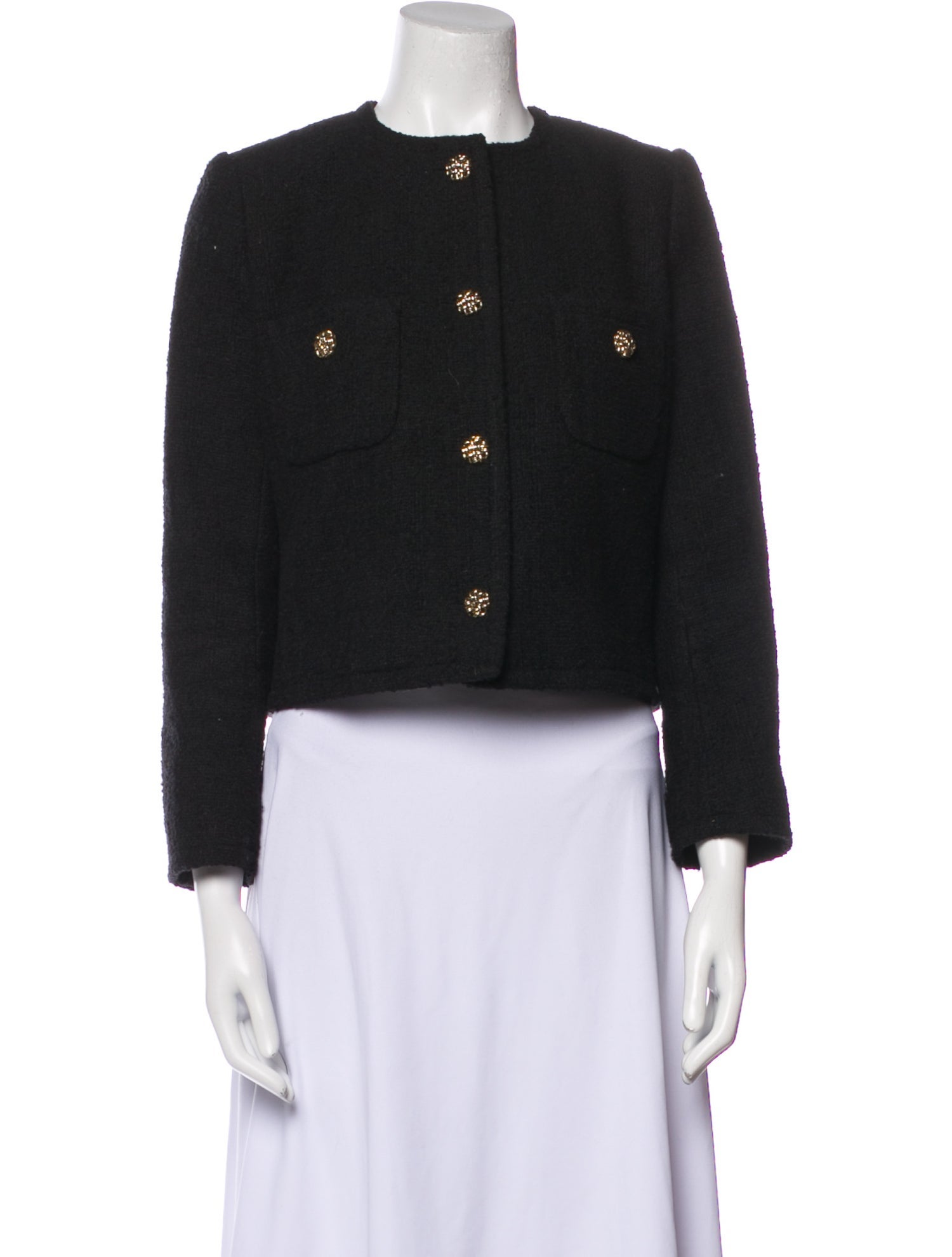 BA&SH Tweed Pattern Evening Jacket