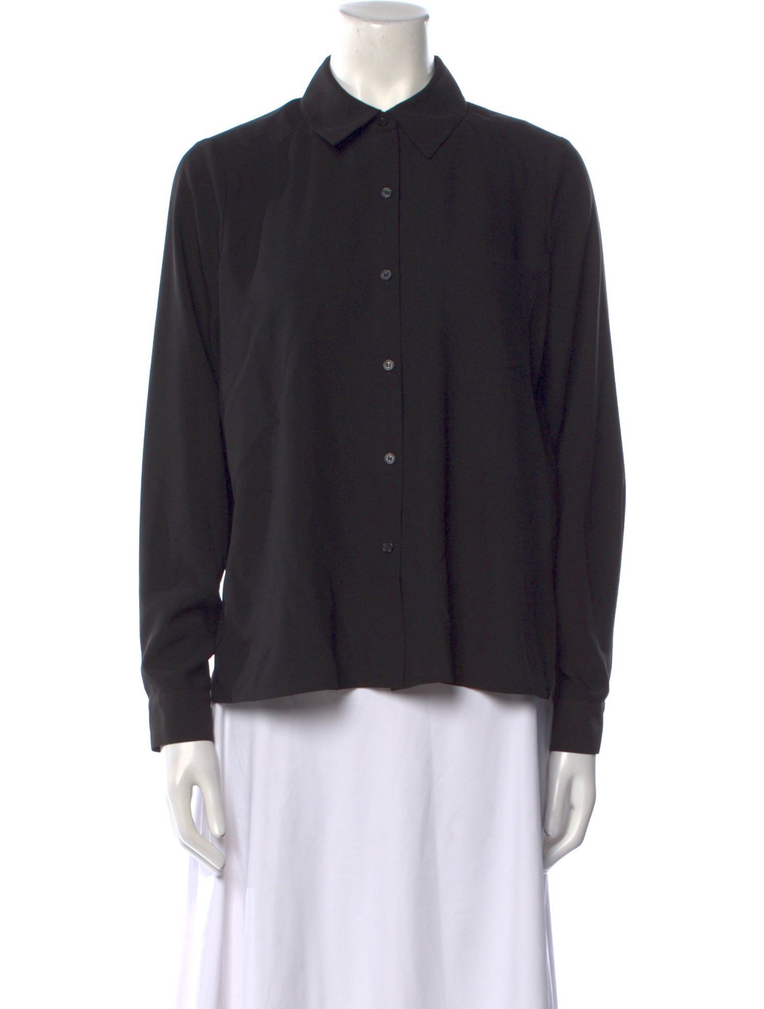 BA&SH Long Sleeve Button-Up Top