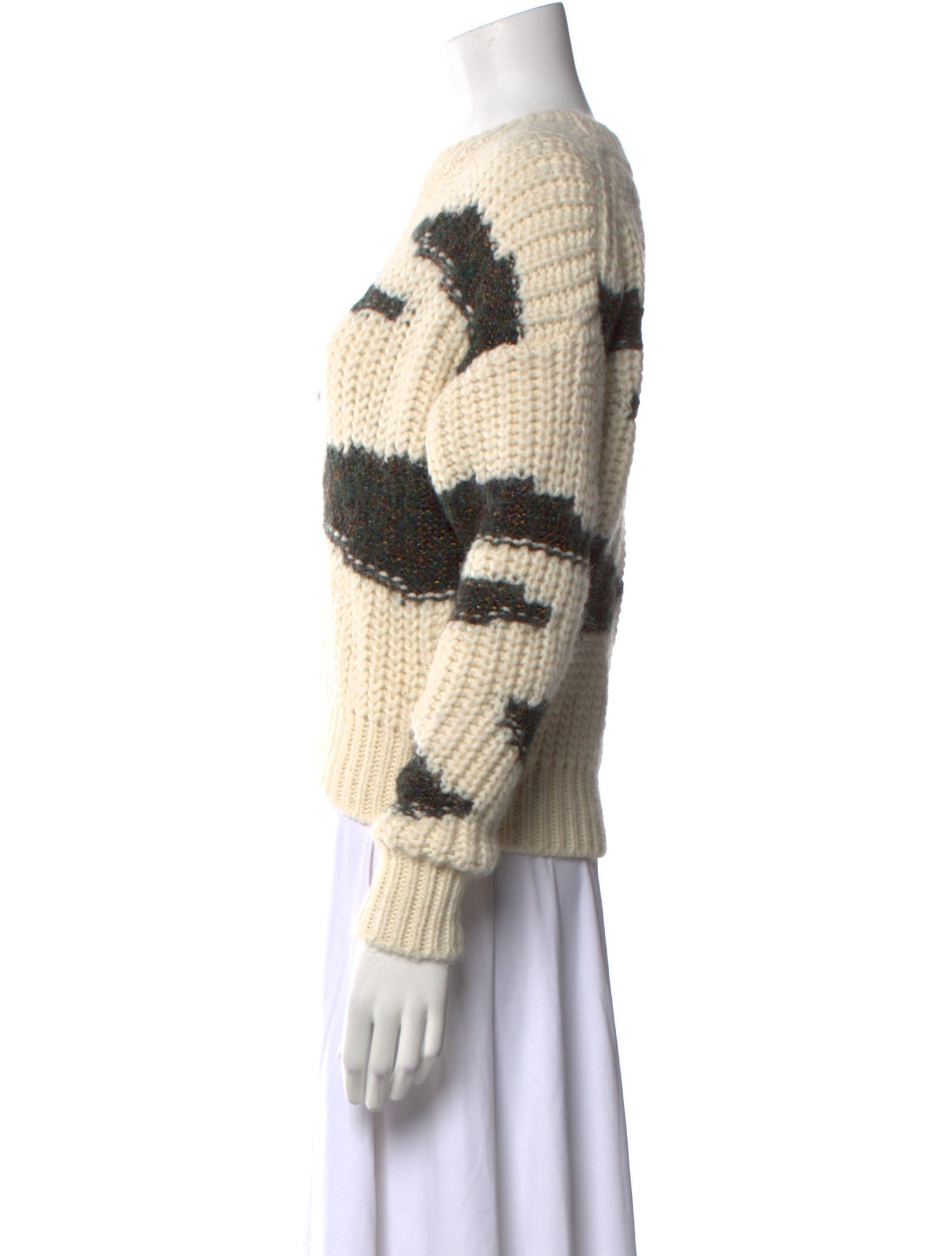 BA&SH Striped Crew Neck Sweater