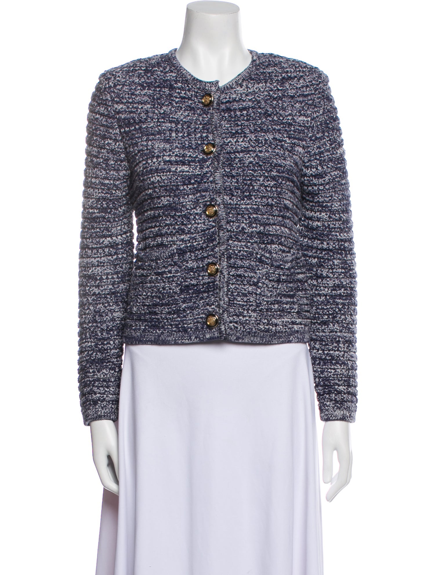 BA&SH Tweed Pattern Evening Jacket