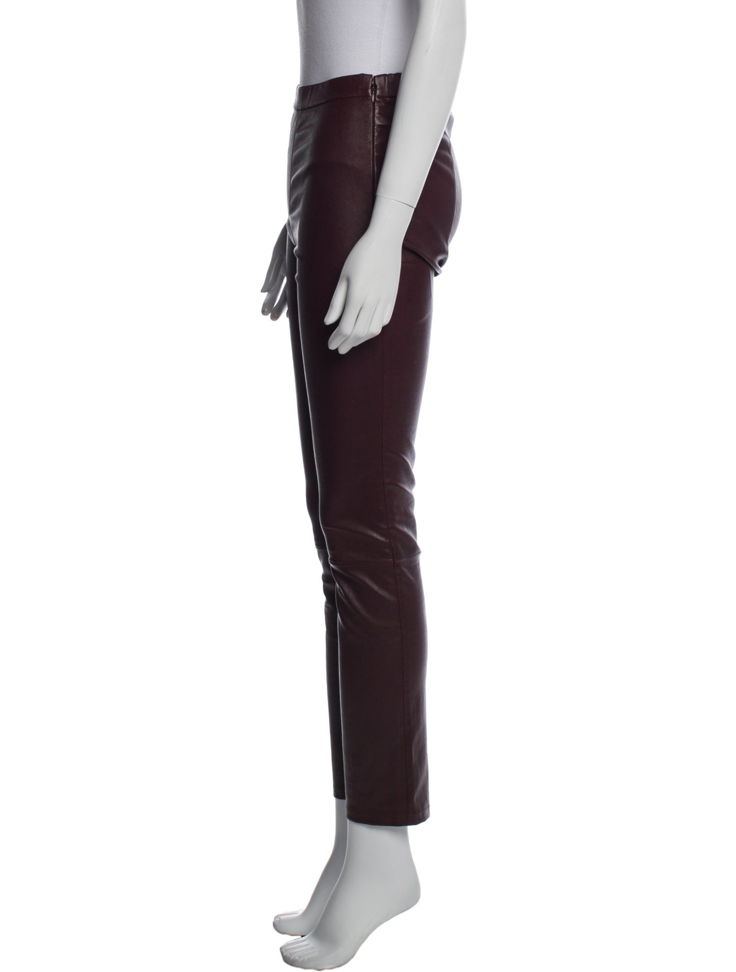 BA&SH Leather Skinny Leg Pants