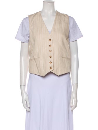 BA&SH Striped Vest