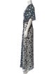 BA&SH Floral Print Long Dress
