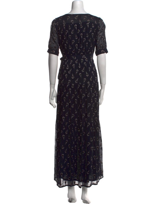 BA&SH Silk Long Dress