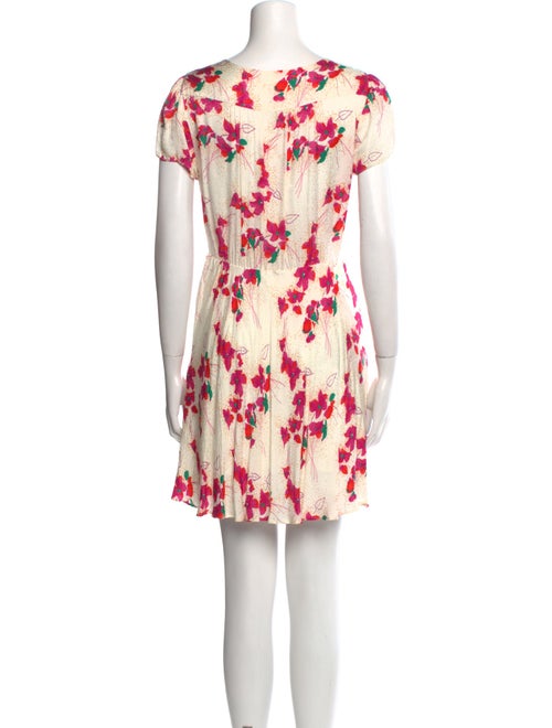 BA&SH Floral Print Mini Dress