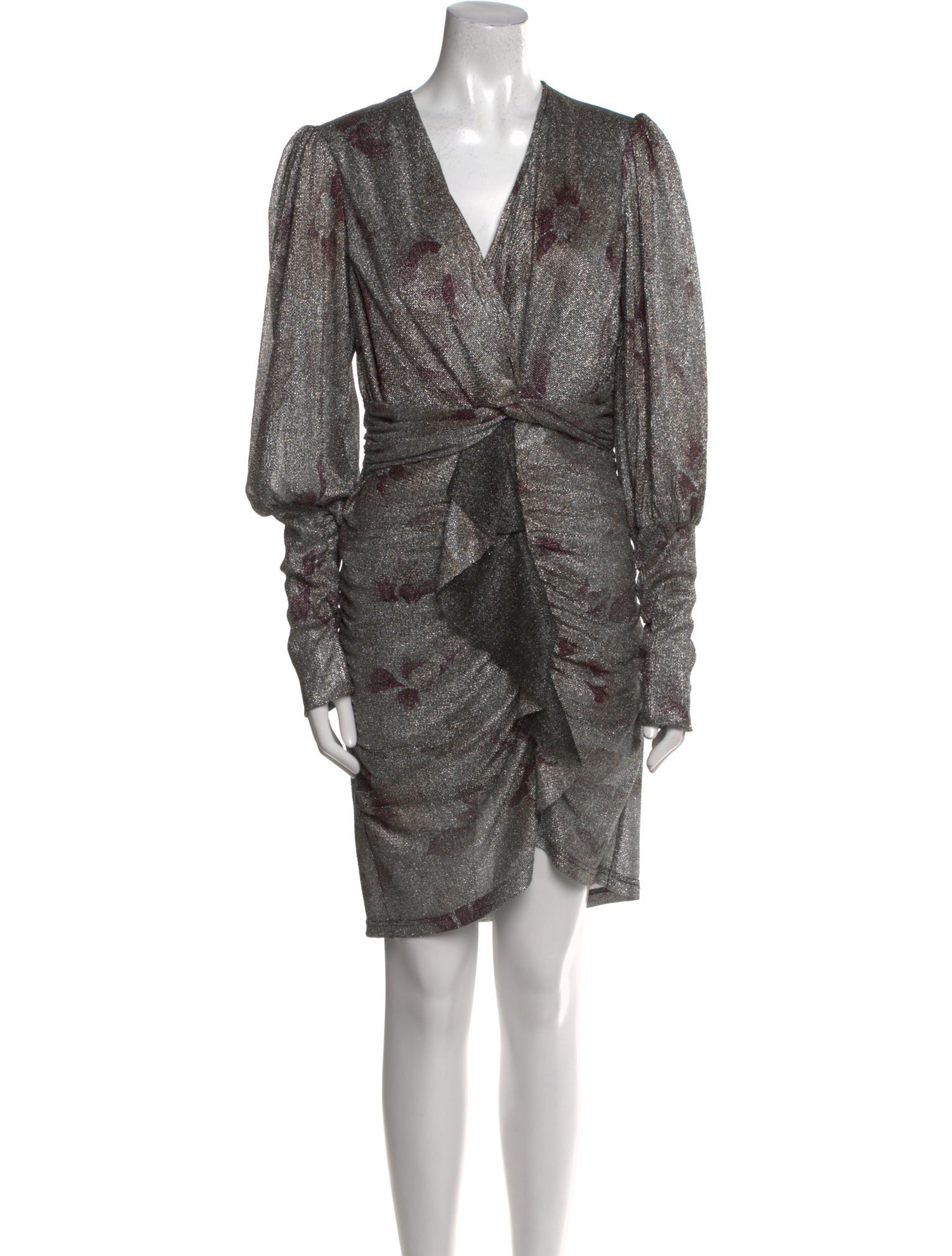 BA&SH Printed Mini Dress