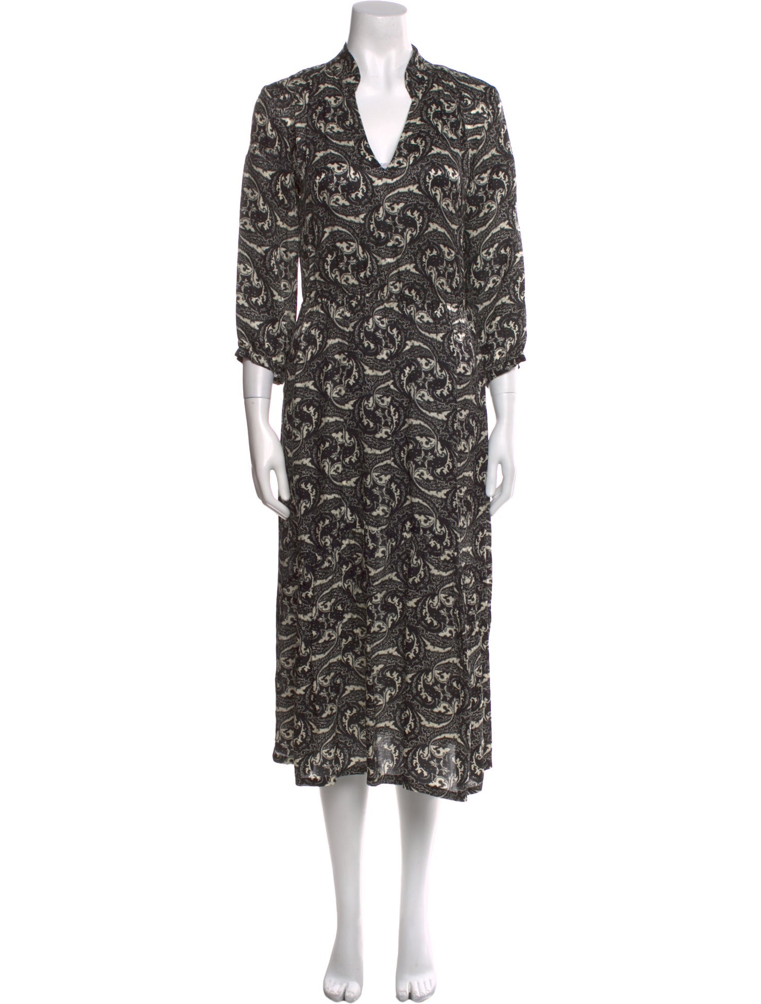 BA&SH Printed Long Dress