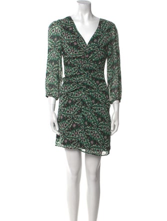 BA&SH Printed Mini Dress