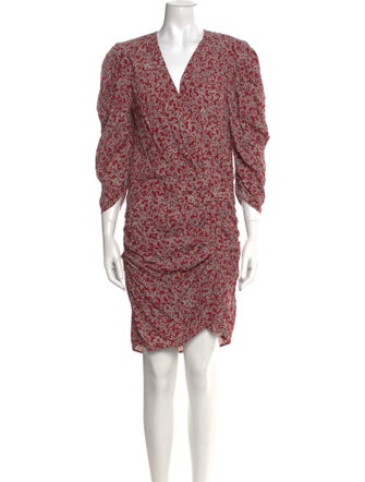 BA&SH Floral Print Mini Dress