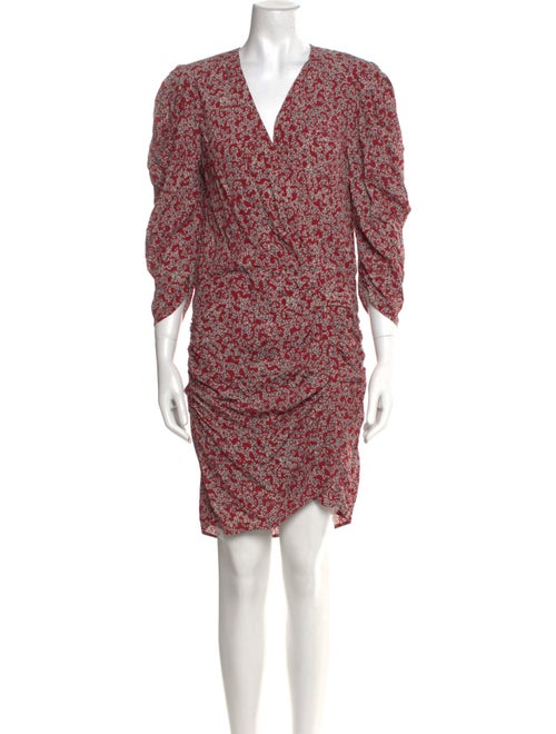 BA&SH Floral Print Mini Dress