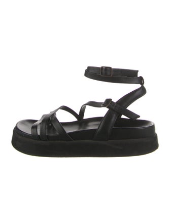BA&SH Leather Gladiator Sandals